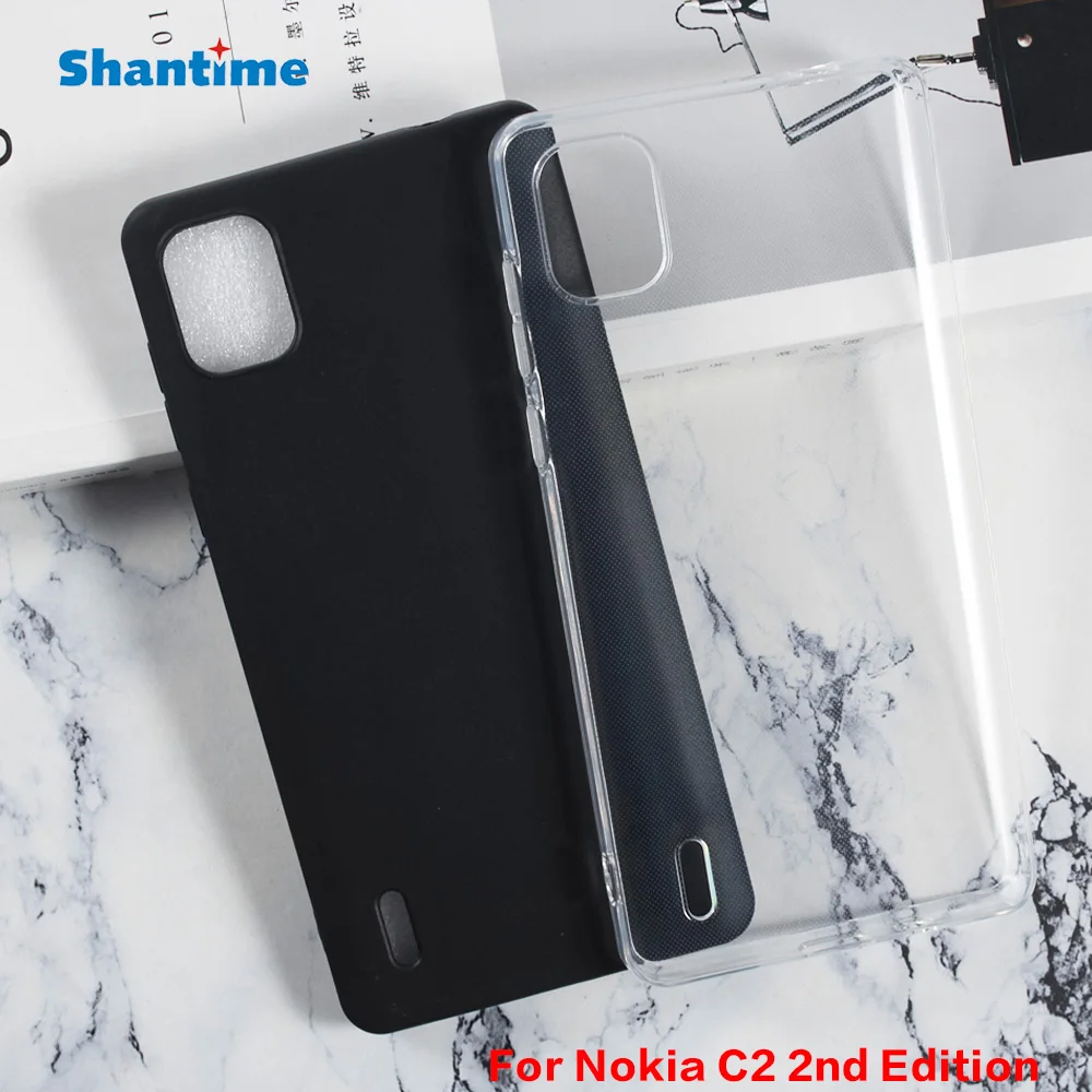 For Nokia C2 2Nd Edition Gel Pudding Silicone Phone Protective Back Shell For Nokia C2 2Nd Edition Soft Tpu Case