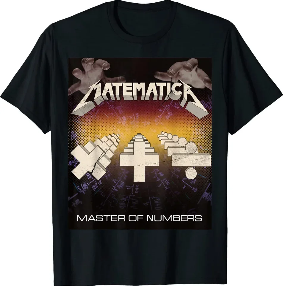 

2024 summer NEW LIMITED Matematica - Master Of Numbers Math Teachers Puppets Parody T-Shirt