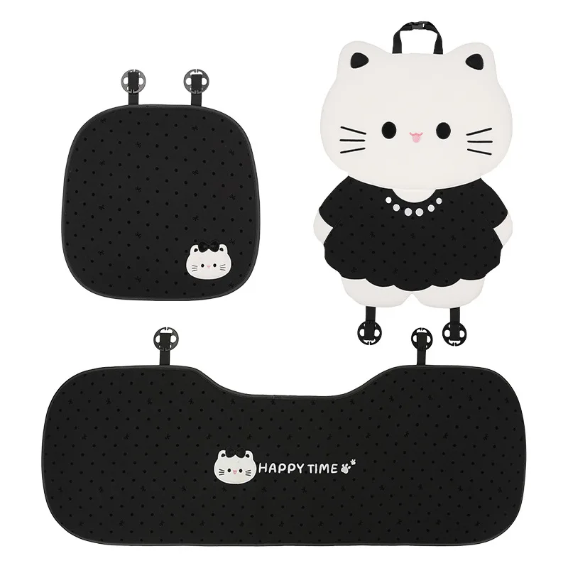 Coprisedile Auto Stile Gatto Carino Universale Quattro Stagioni Traspirante Cuscino Sedile Accessori Interni Auto - Image 5