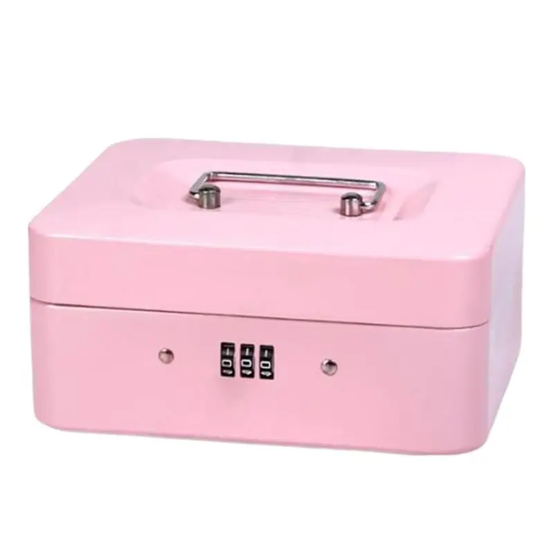 

Security Safe Money Cash Deposit Lock Box Portable Money Cash Deposit Box With Security Code Travel Safe Box For Cards Change