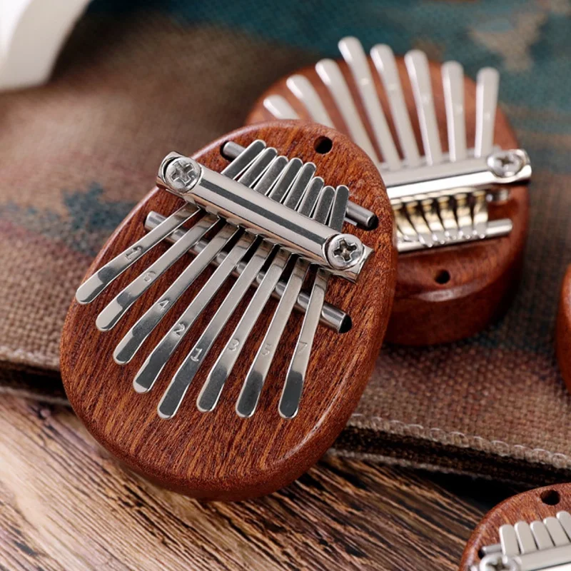 

8-key Mini Kalimba Thumb Piano Wooden Thumb Piano Children’s Gift Portable Pocket Keyboard Piano