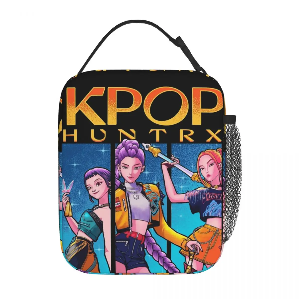 Sac à Lunch Isotherme Kpop Demon Hunters – Boîte Repas École Style Harajuku – Design Fun Et Pratique