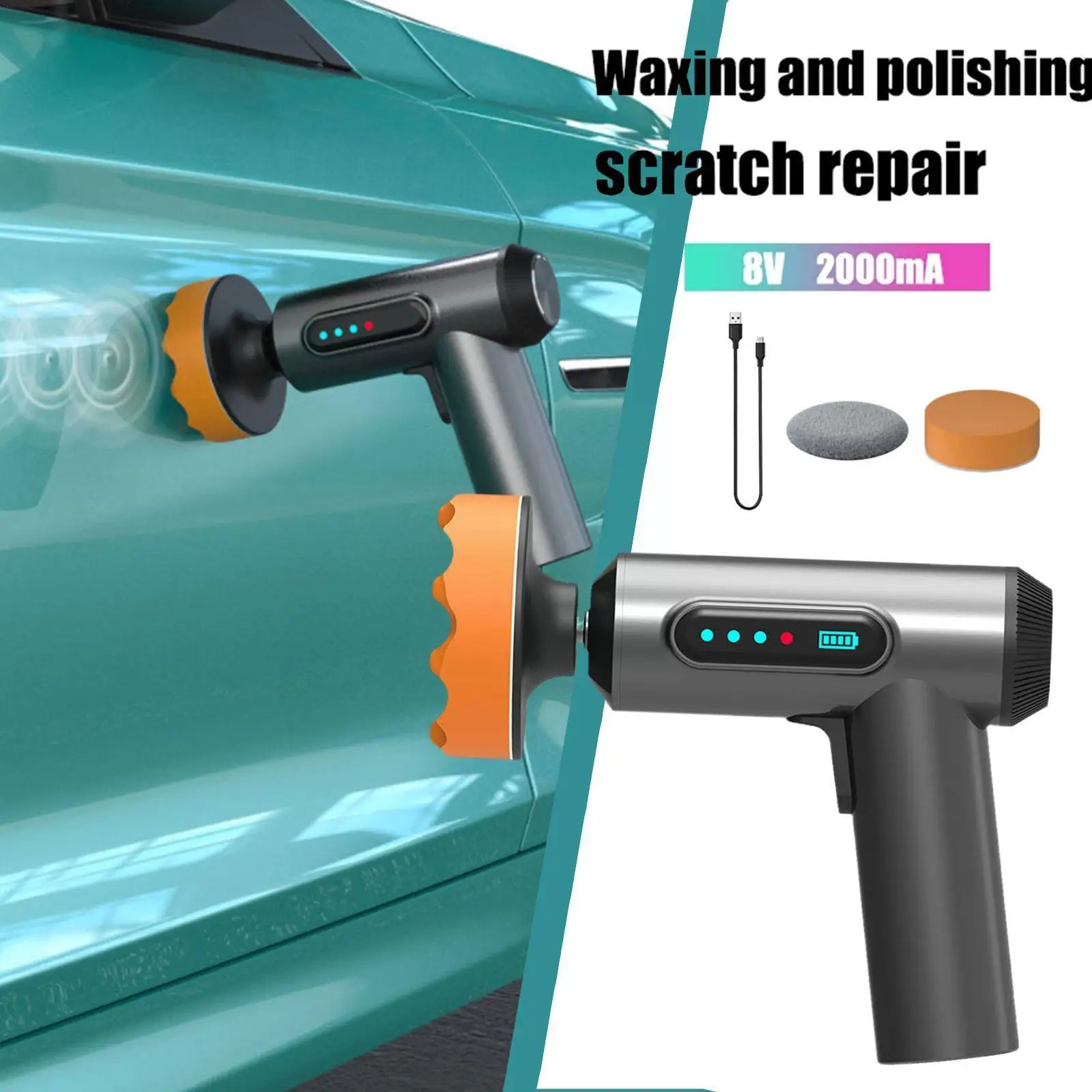 Car Waxing Polishing Machine Wireless Electric Polishing Waxing Waxing