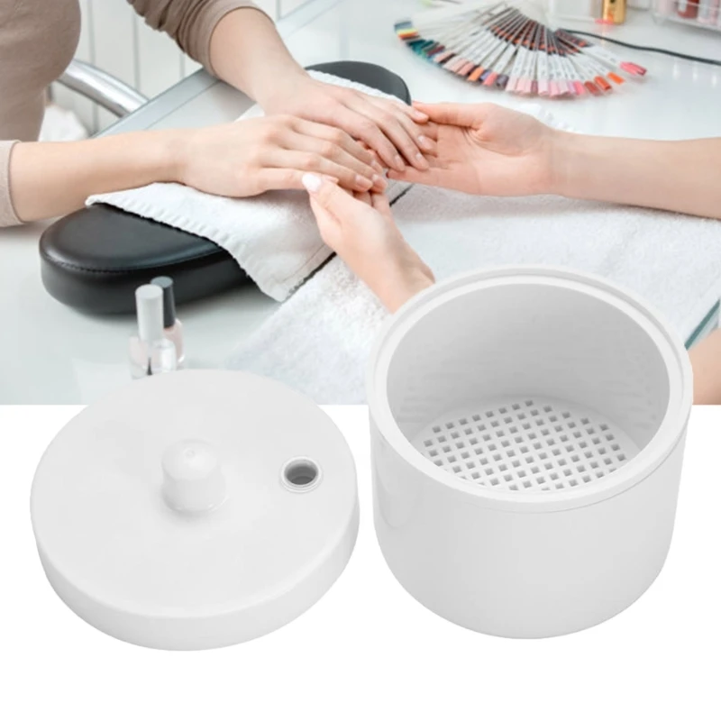 Nail Tool Cleaning Box Nail Art Drill Bits Grinding Head Cutter Tweezers Accessories Sterilizer Disinfection Box New Dropship