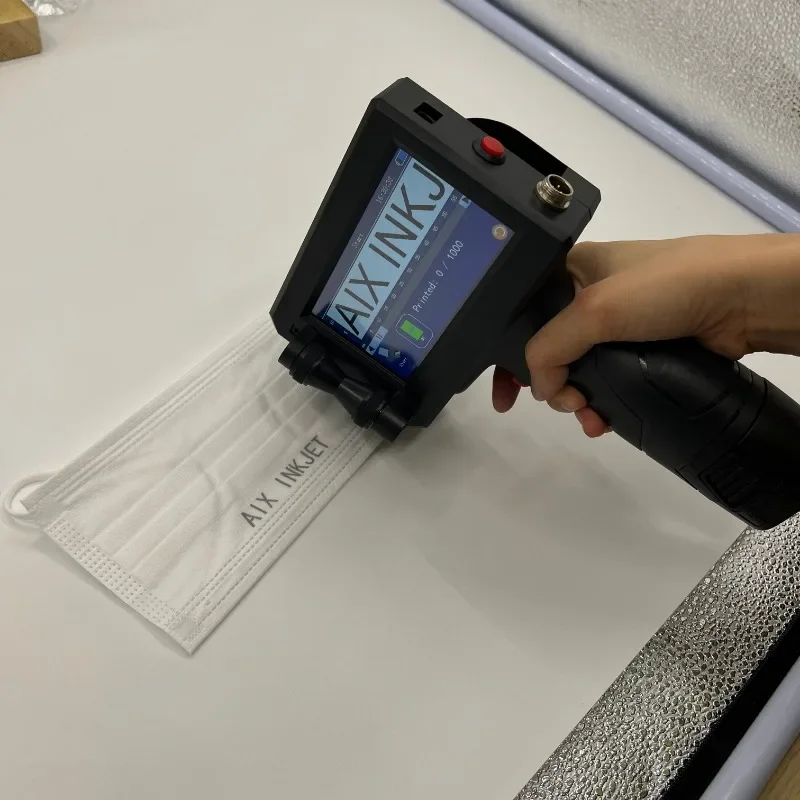 MquinaDeImpressoDeLogotipoAIXGarrafaCodeDaterjatoDeTinta