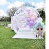 Free shipping 3m Outdoor Rental Camping Clear Transparent Inflatable Crystal Bubble Tent Inflatable Bubble Dome Tent With Tunnel 6