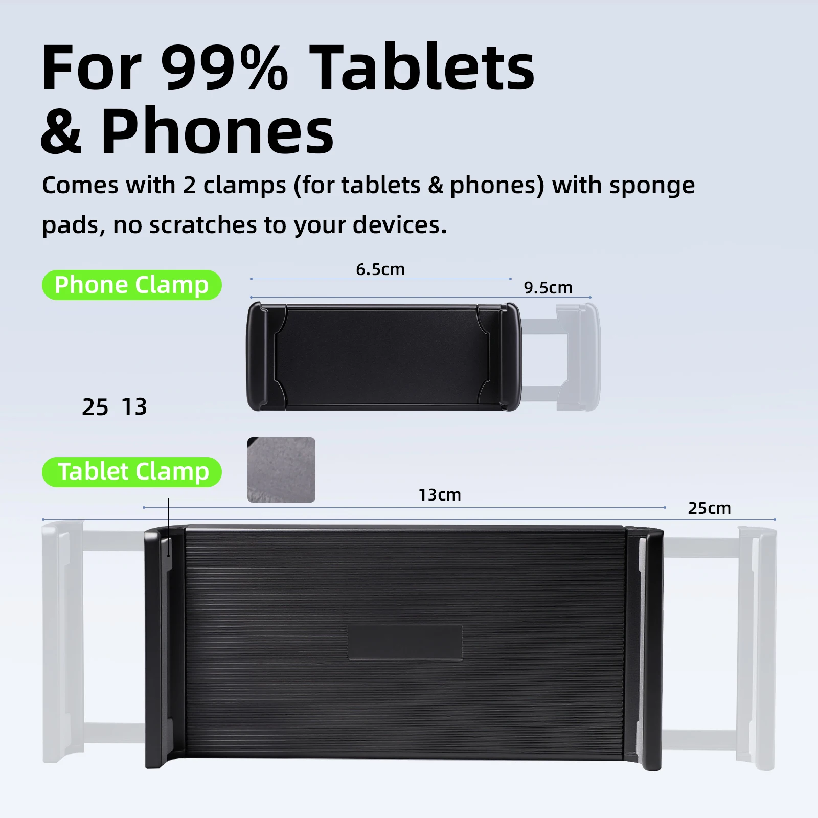 Goojodoq Adjustable Floor Stand for Phone & Tablet