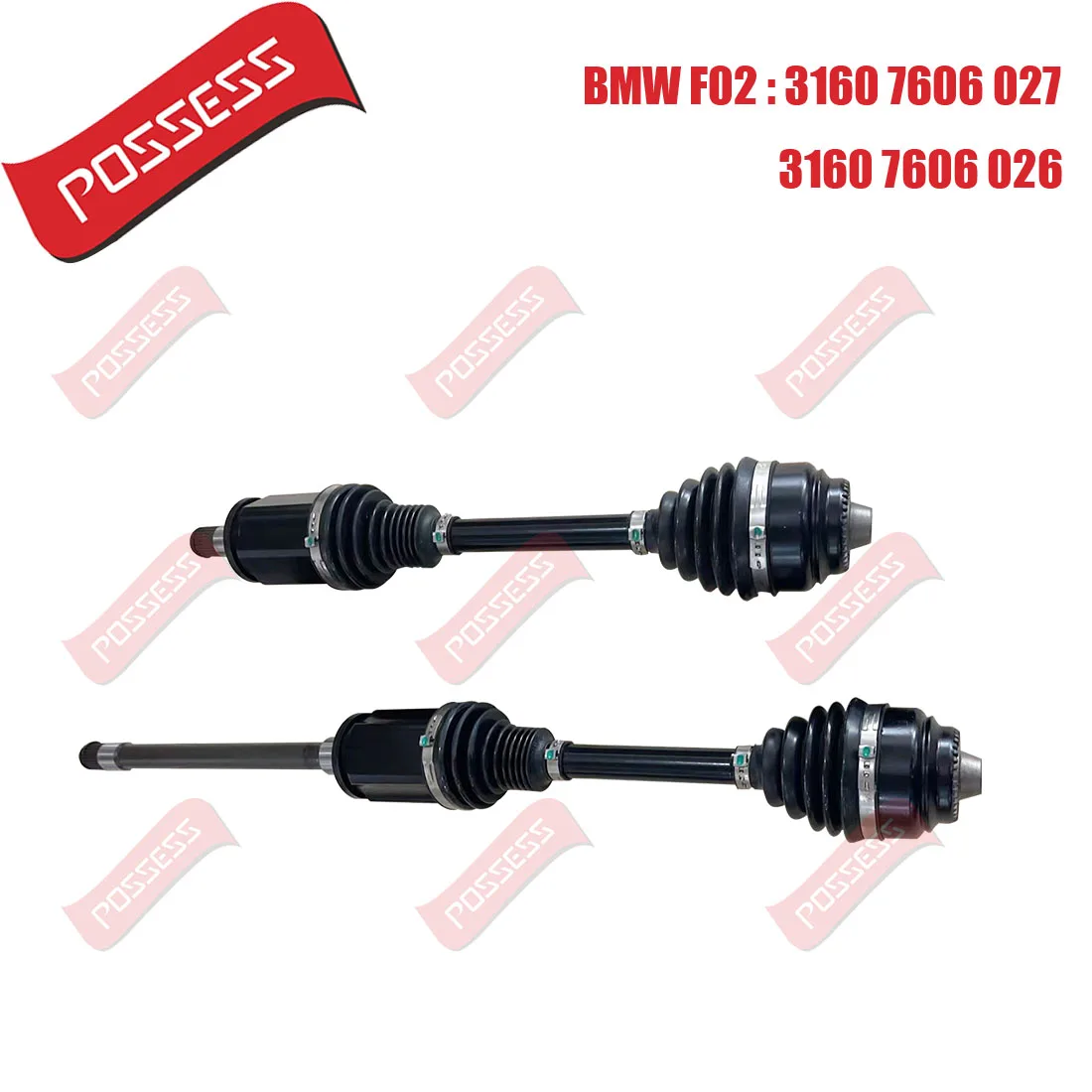 Front Axle Left And Right Drive Shaft Assembly With Constant Velocity