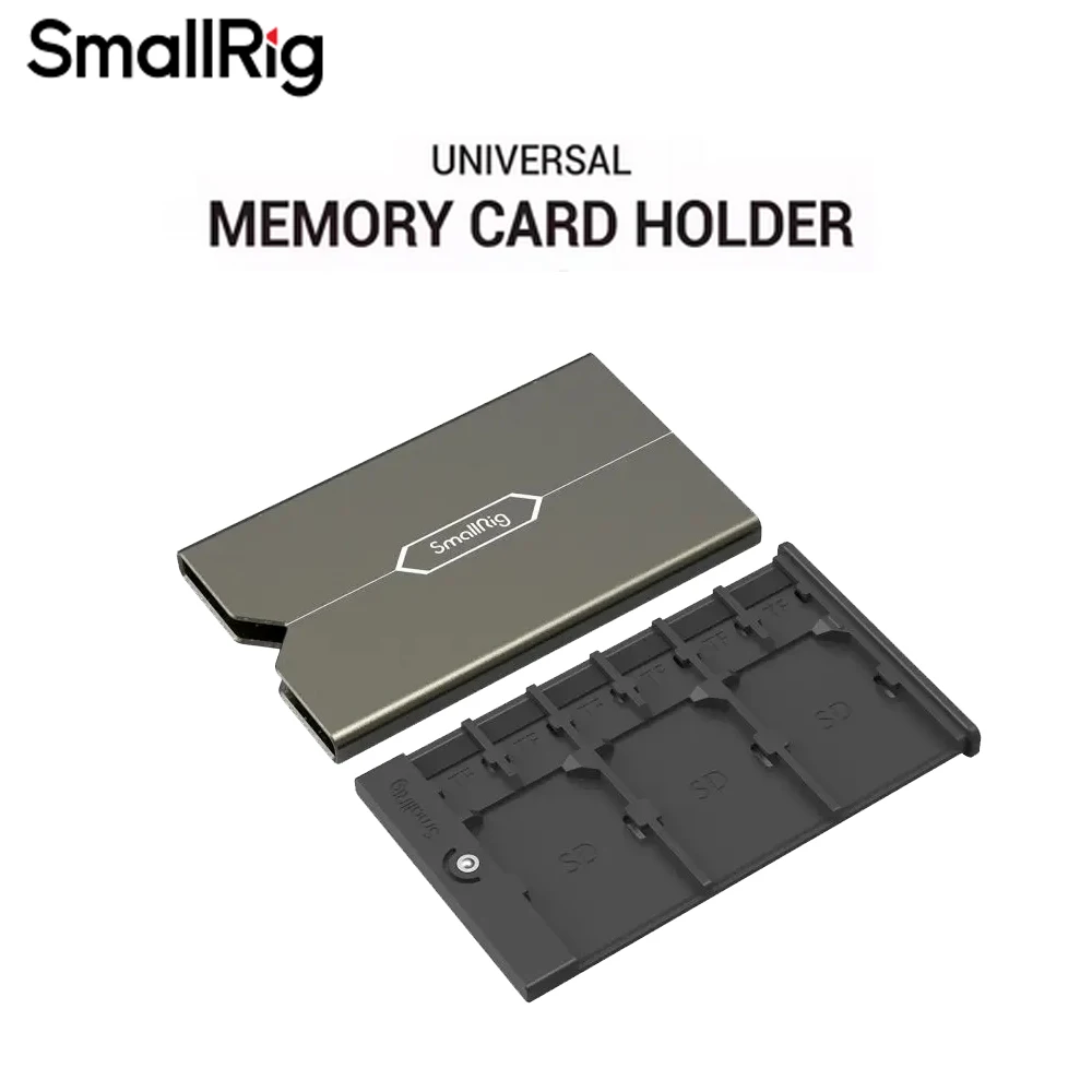 SmallRig Memory Card Case Holder Memory Card Storage Holder Anti-Shock Anti-Fall and Scratch DSLR Camera Rig 2832 - AliExpress 44