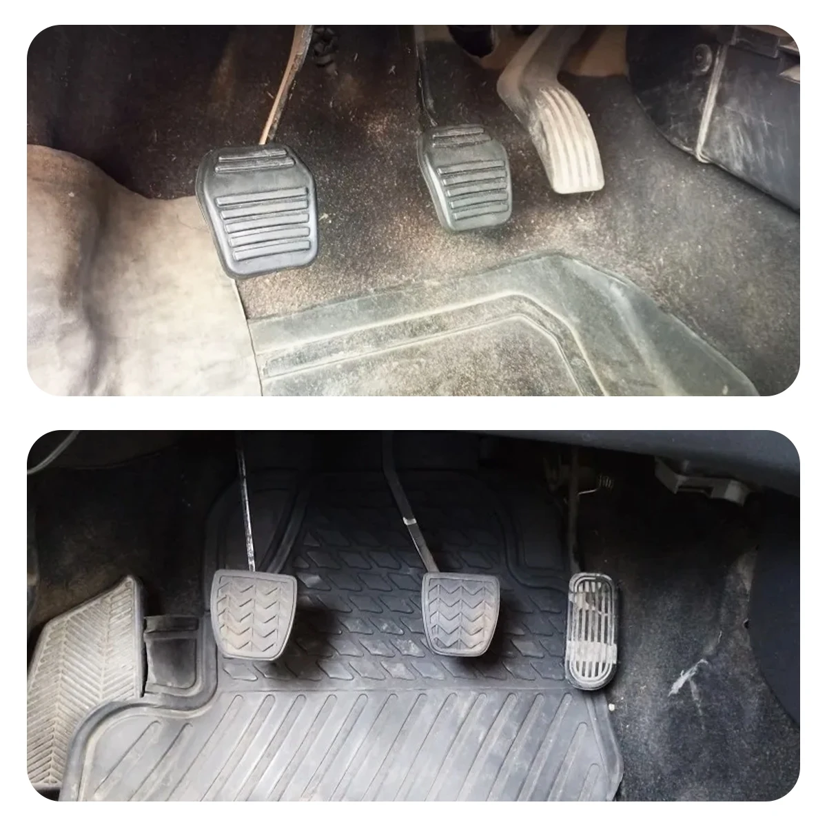 thumbnail interactive-video image 1 of Car Foot Pedals For Kia Soul 2009-2016 - Aluminum Brake & Clutch Pedal Covers 1 of 13