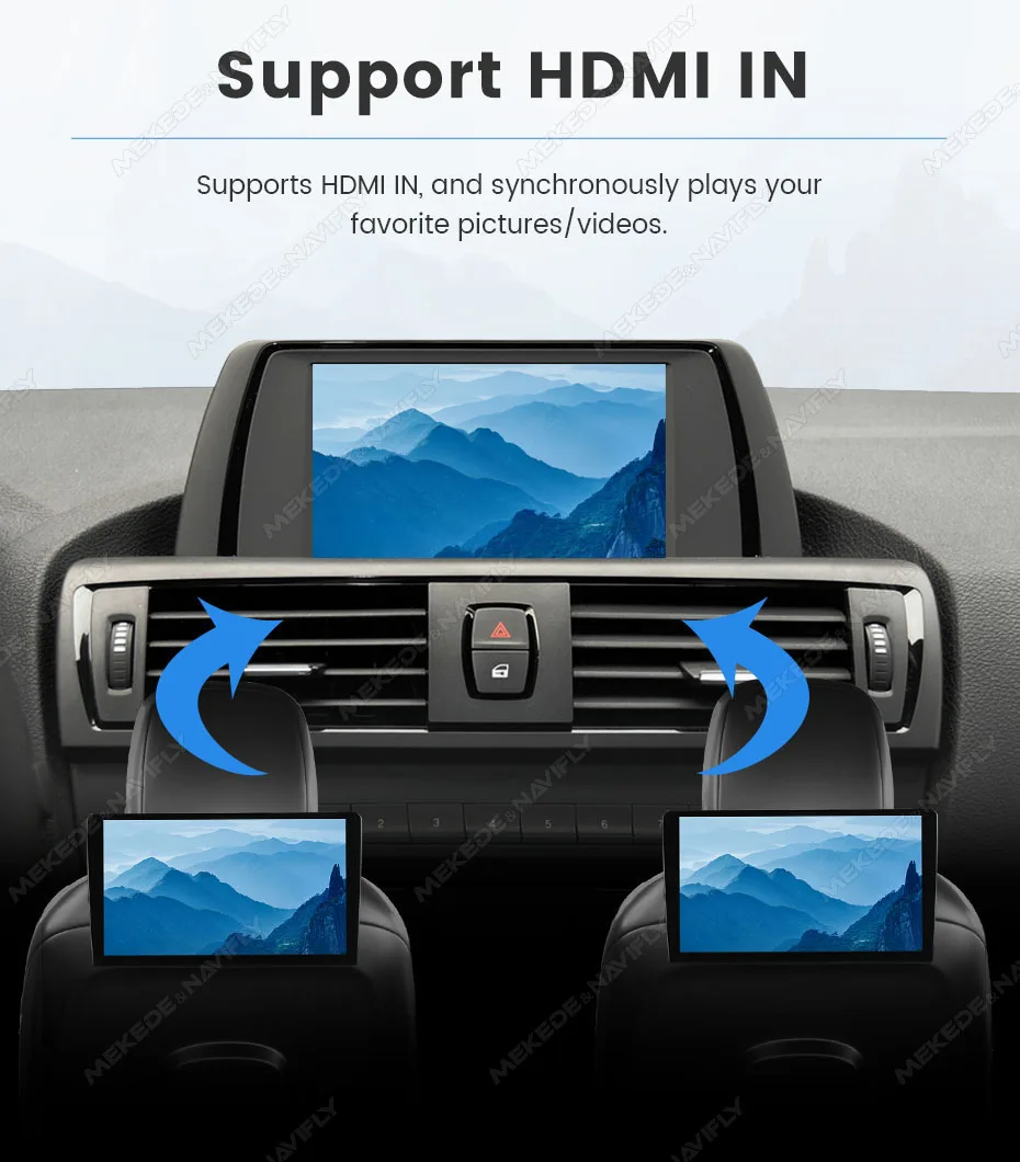 MEKEDE OEM Upgrade HDMI IN TV Box Wireless Carplay Android Auto für BMW 1/2/3/5/7 Serie X1 X3 X4 X5 X6 unterstützt Netflix YouTube – Detail 15