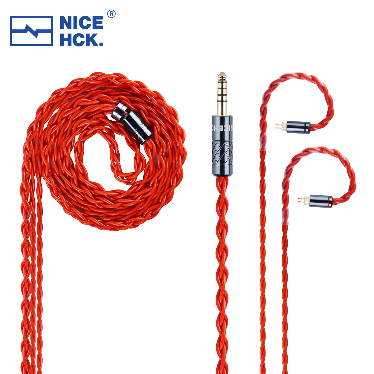 

NiceHCK RedLava In Ear Monitor Earphone Cable High Purity Induction Annealing Copper Wire MMCX/0.78 for NeZha GK200 Bravery IEM