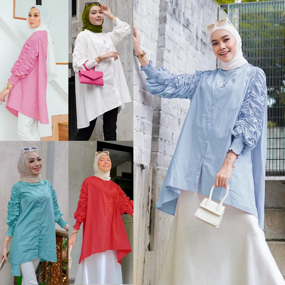 Muslim Long Tops For Women - Muslim Fashion - AliExpress