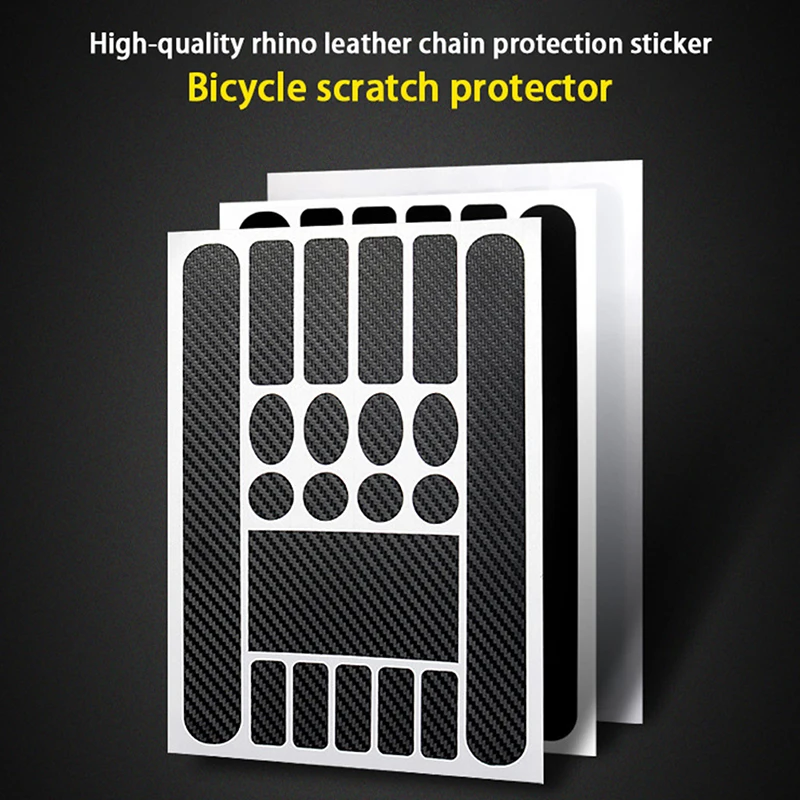 Scratch Resistant Mountain Bike Frame Front Fork Protective Film Chain