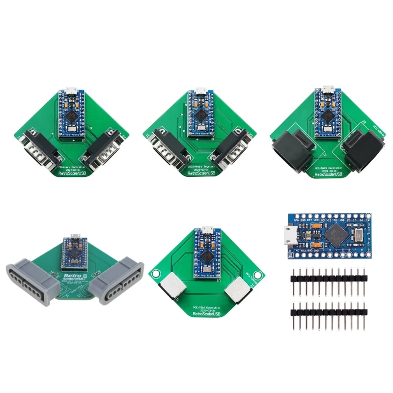 Adattatore Di Conversione, Scheda Esterna Del Convertitore Della Maniglia Compatibile Con L'Adattatore Del Controller Di Gioco Sega Md/Cd32/Nes/Snes/P