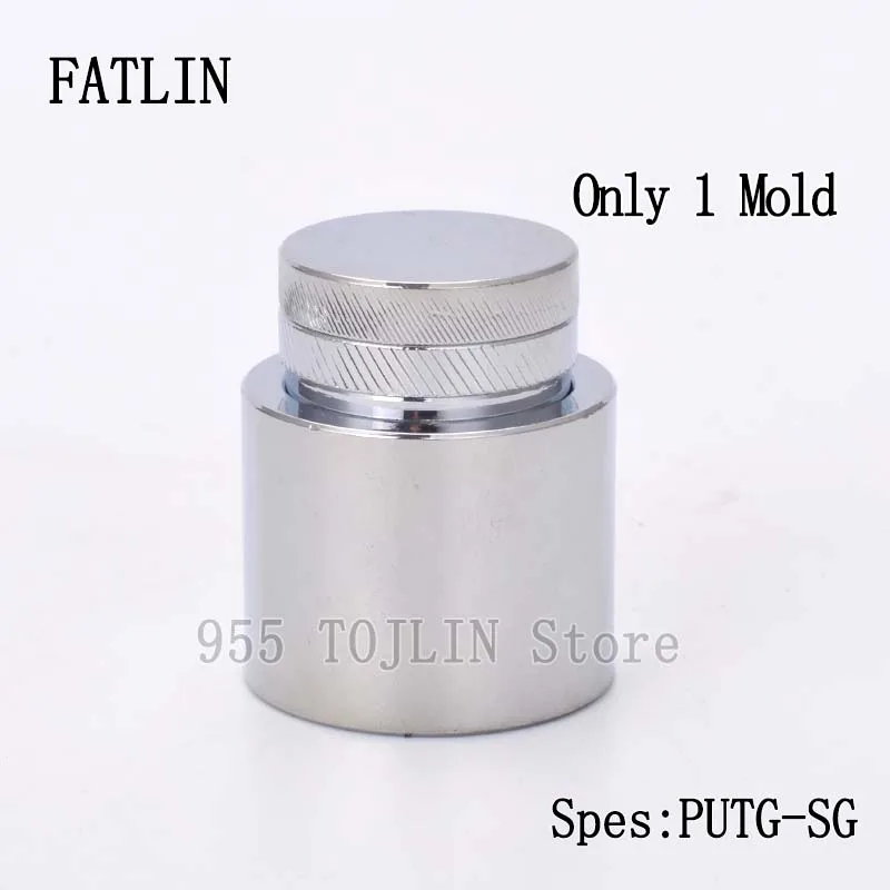 Fabric Covered Button Mold 20L-60L Press Die Assembly Mould Tool For Round Bread Shape Button Accessories DIY PUTG 6