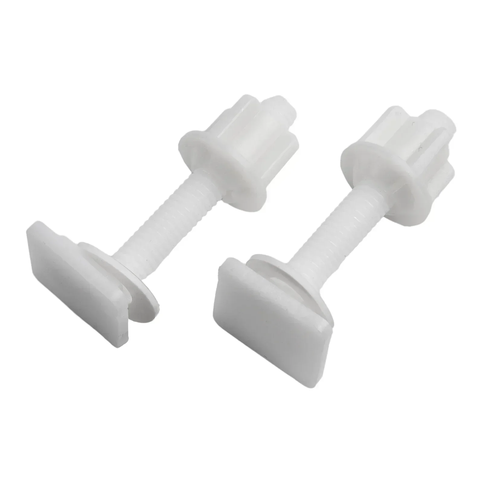 Toilet Lid Screw Cover Fitting Top Mounted Expansion Sleeve Stainless Steel Round Fixing Screw 2*screws + 2 Spirals + 2 Washers