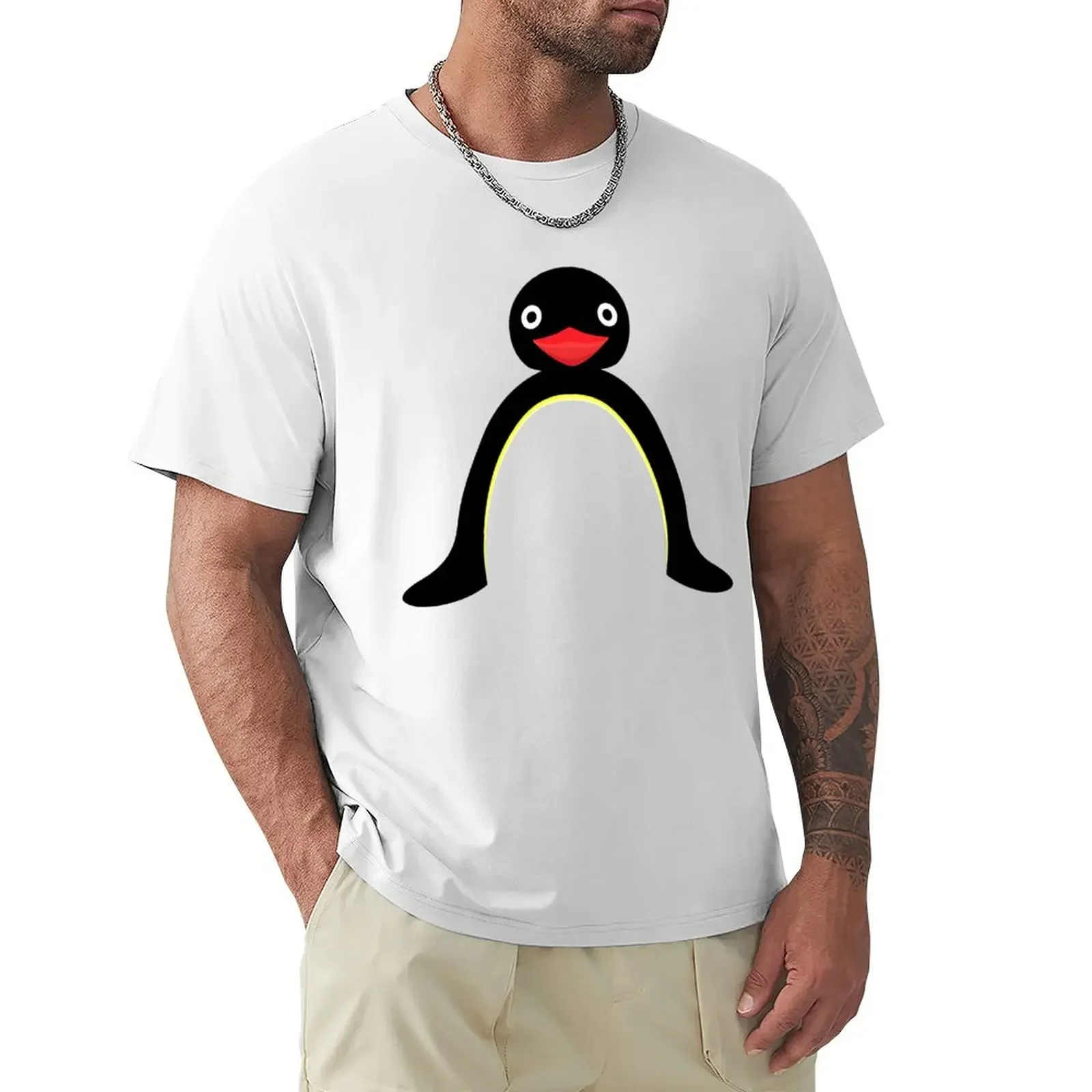 

Penguin T-shirt summer clothes shirts graphic tees customizeds Men's t-shirts