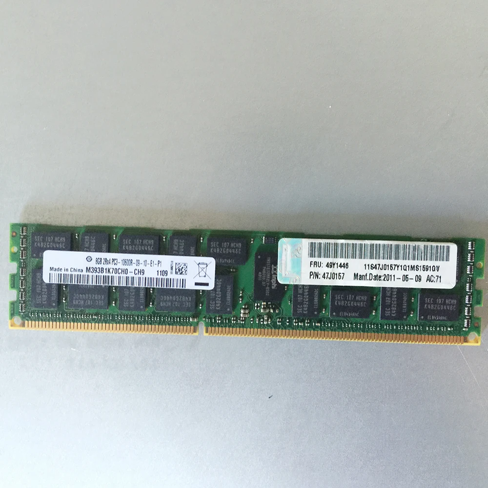1PCS Server Memory For IBM RAM X3530 X3500 X3650 M3 M4 49Y1436 49Y1446 47J0157 PC3-10600R 8GB ECC 2RX4 DDR3 1333 6 1PCS Server Memory For IBM RAM X3530 X3500 X3650 M3 M4 49Y1436 49Y1446 47J0157 PC3-10600R 8GB ECC 2RX4 DDR3 1333 - Image 4