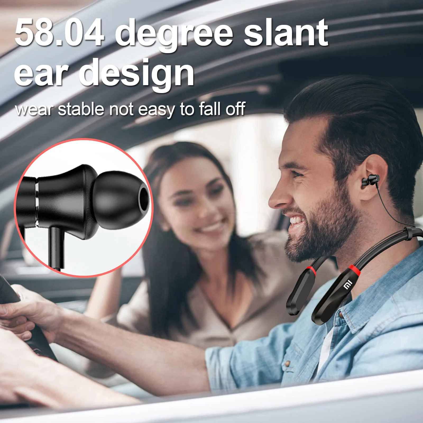 Xiaomi Mijia I35-auriculares inalámbricos con banda para el cuello, cascos  con Bluetooth 200, micrófono, estéreo, 5,1 horas de reproducción -  AliExpress