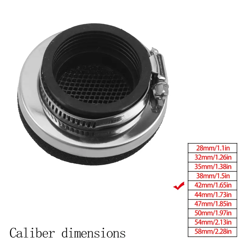 Motorcycle Air Filter Cleaner Air Filter 2 Stroke Engine Dirt Pit Bike Scooter 28/32/35/38/42/45/50/54/58MM Moto Parts - Image 10
