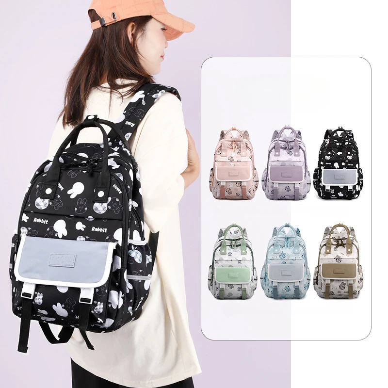 

Primary and Middle School Students Mori Schoolbag Female Grade 3-6 Campus Wind Large Capacity High Value Light Backpack