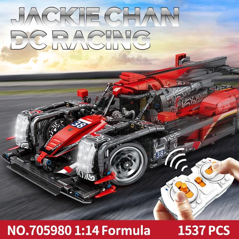 1:14 Technical Formula Car Jackie Chan Team DC Racing Car Building