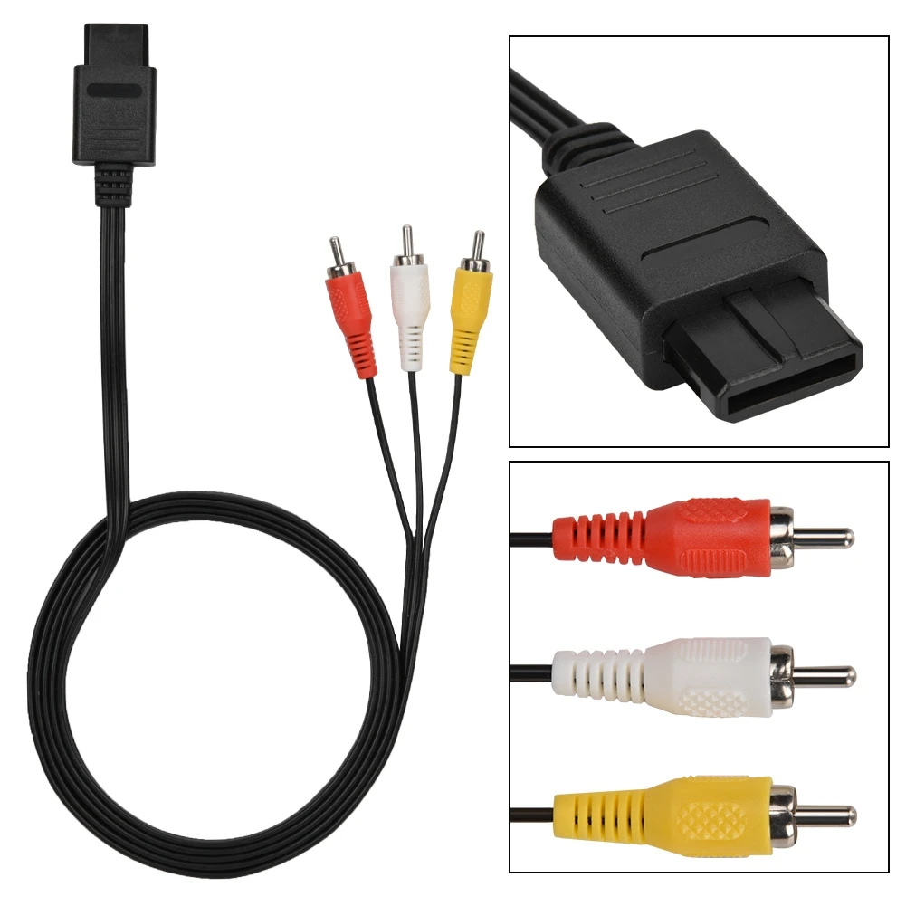 AV Cable AV Cable for SNES Audio Video Cable for SNES Game Console AV Cable Audio Video Cable for SNES Game Console
