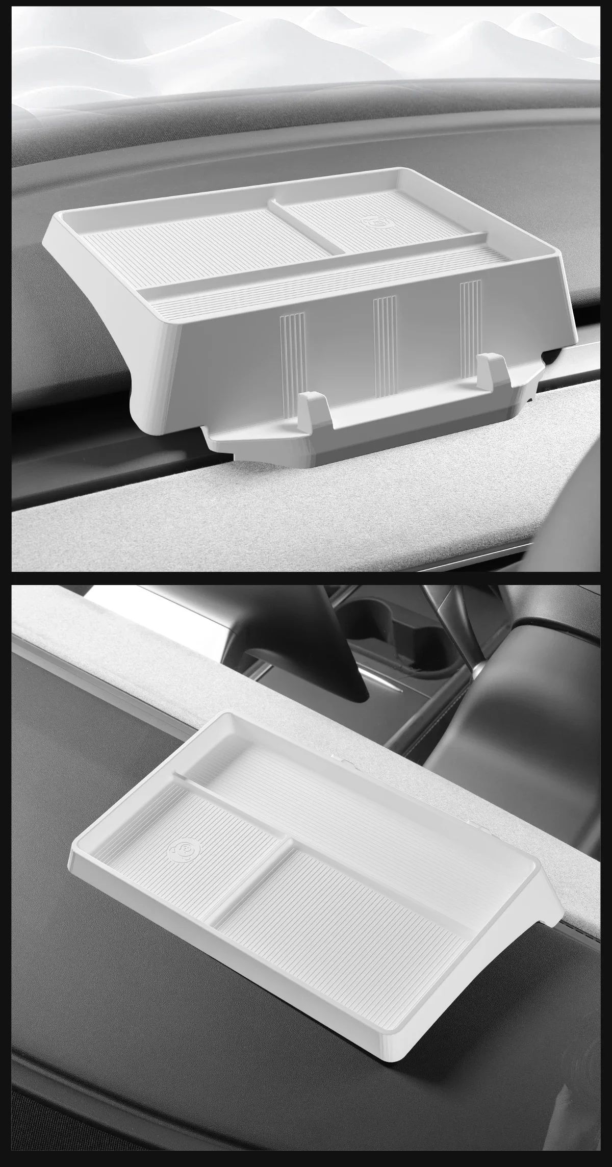 For Tesla Model Y 2021-2023&Model 3 2021-2022 Car Instrument Panel Storage Box D
