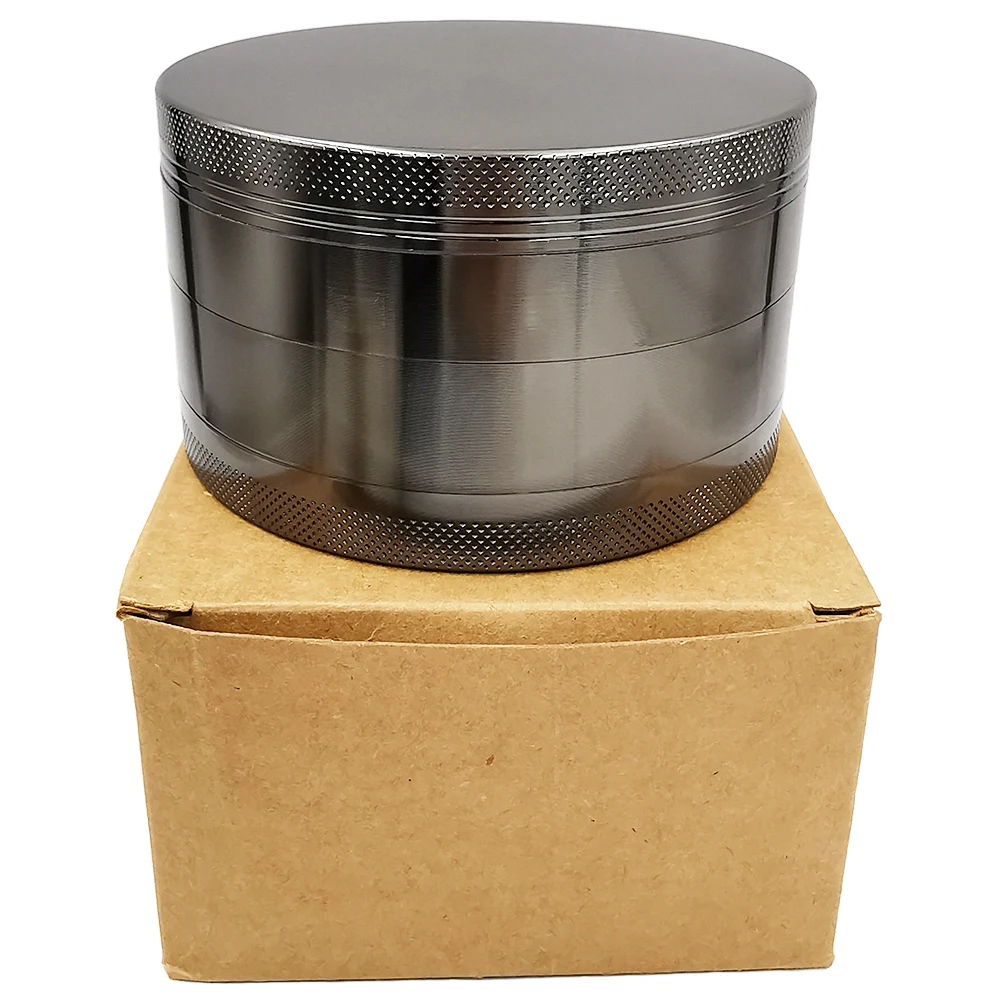 Herb Grinder Smoking Accessories Tobacco Smoking Accessories 100MM Large 4inch Metal Tobacco Crusher Hand Muller Smoke Herbal Herb Grinder for Smoking Accessories
