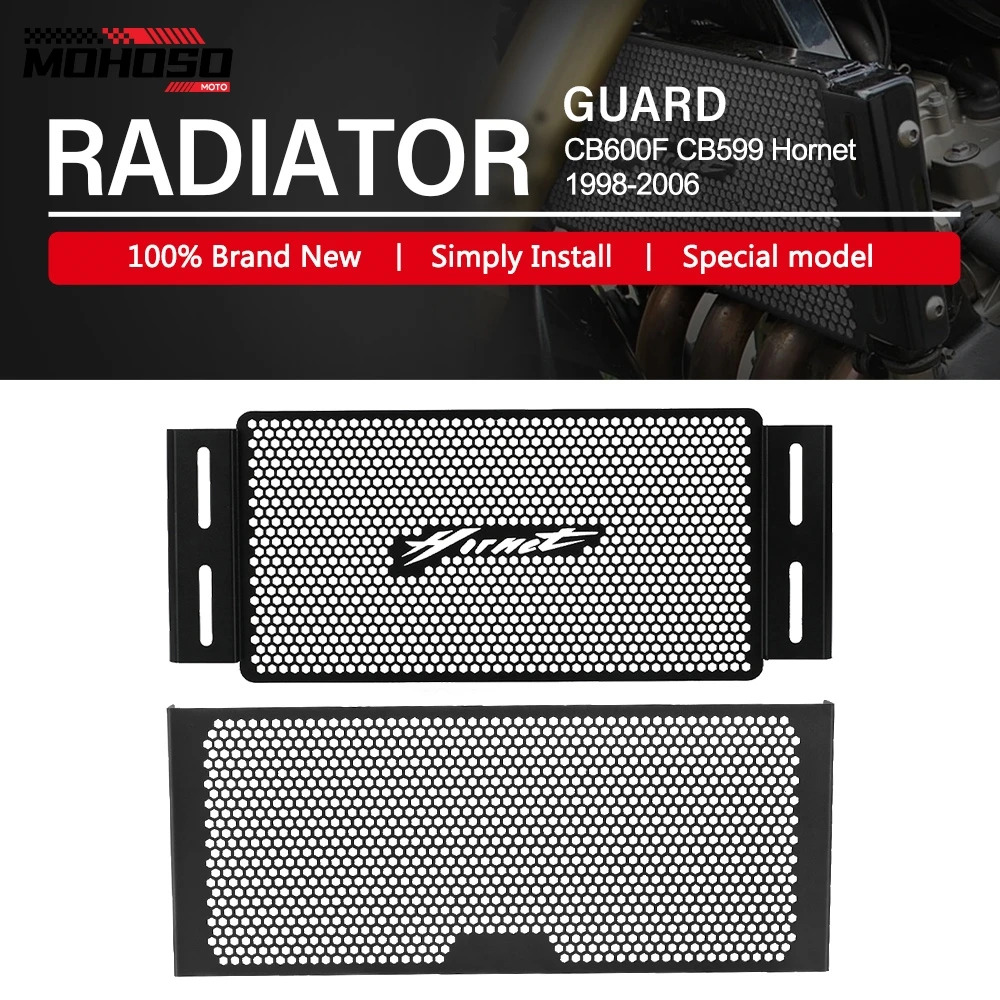 Grille De Protection Pour Radiateur Moto Honda CB600F Hornet (1998-2006) - En Aluminium, Facile à Installer - 11