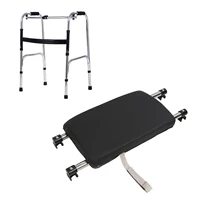 Folding Walker Attachable Seat Walker Rest Seat Extra Wide Strong Load Bearing Foldable Sturdy Easy To Use for Senior 1