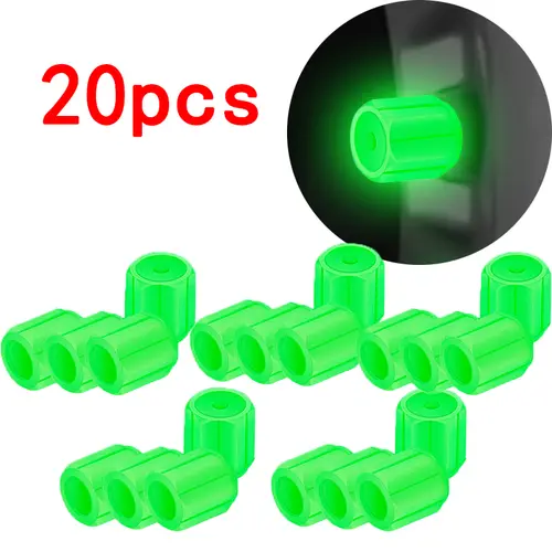 Luminous Tire Valve Caps 6 Colors Car Motorcycle Glowing Valve Cover Car Tire Wheel Hub Styling Tool Auto Accessories 4/8/20pcs - Image 9