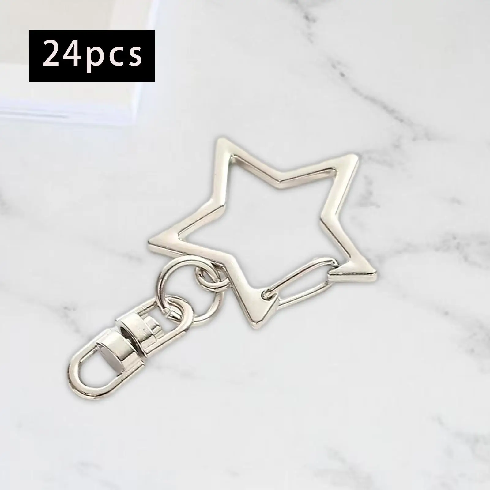 

24Pcs Jewelry Clasps Parts Locking Clasp for DIY Crafts Hardware Supplies