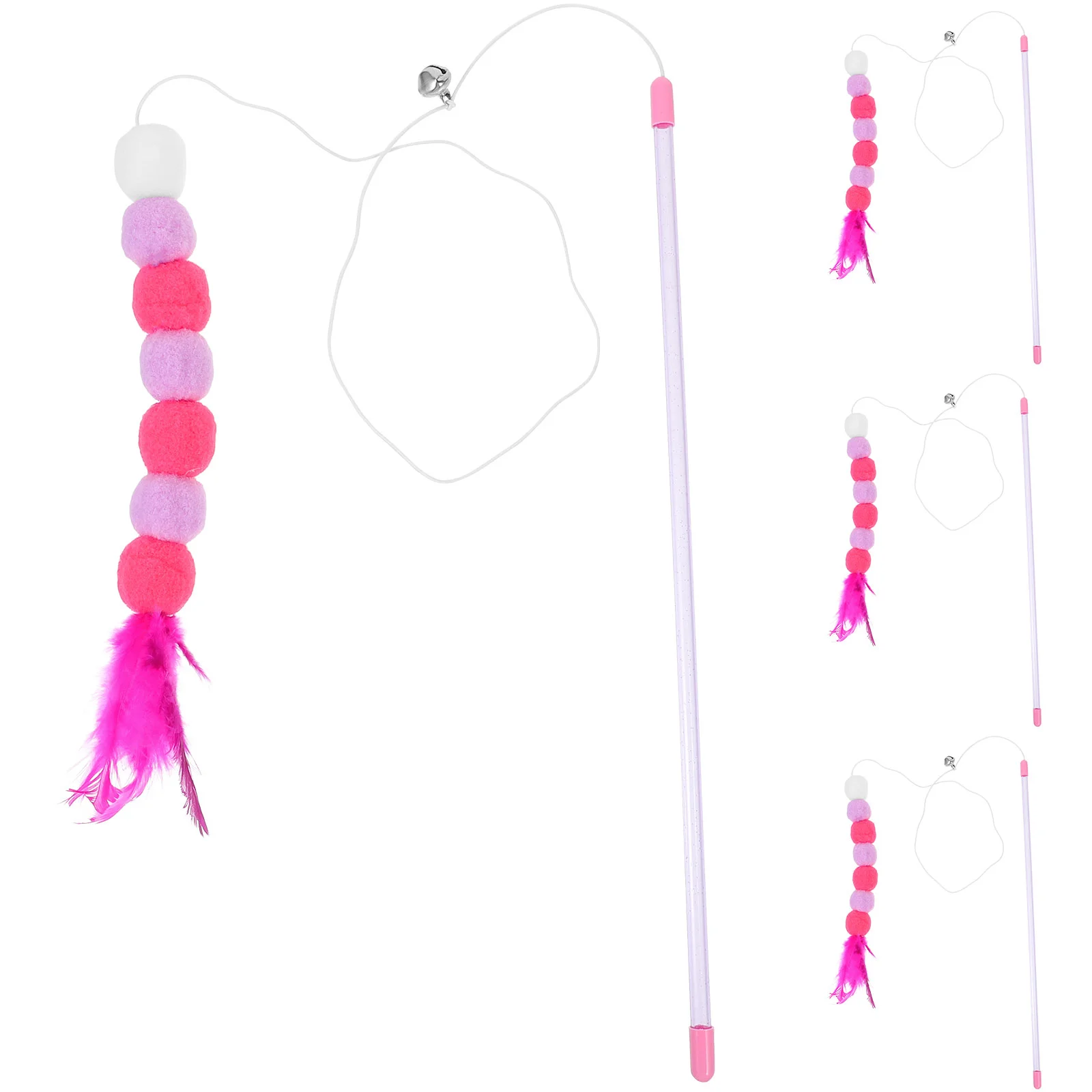 

4pcs Cat Teasing Interactive Funny Teasing Toys Teasing Pet Teasing Toys for Pet