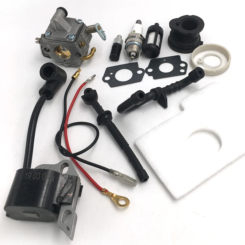 

Spark Plug Carburetor Ignition Coil Intake Manifold Kit For Stihl MS170 MS180 170 180 Chainsaw Parts 1130 120 0608 1130 400 1302