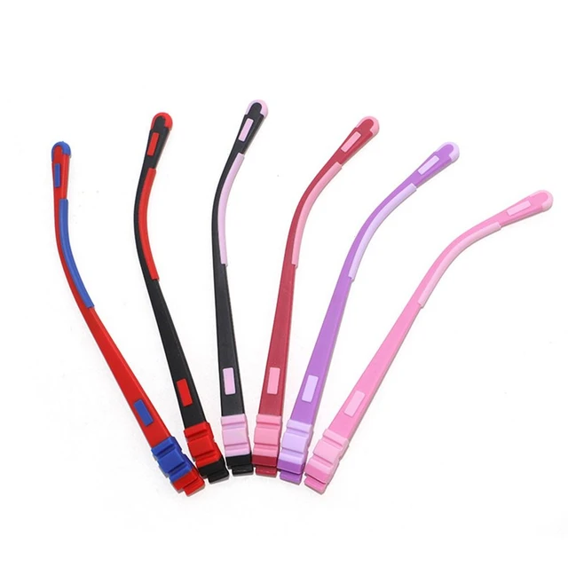 Patillas de silicona a presión para niños, patillas de silicona multicolor  opcionales, accesorios para patas de gafas, 8813 - AliExpress