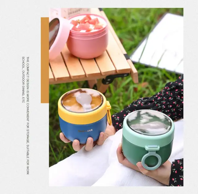 Stainless Steel Thermos Containers  Soep Containers Voor Lunch Dozen -  710ml - Aliexpress