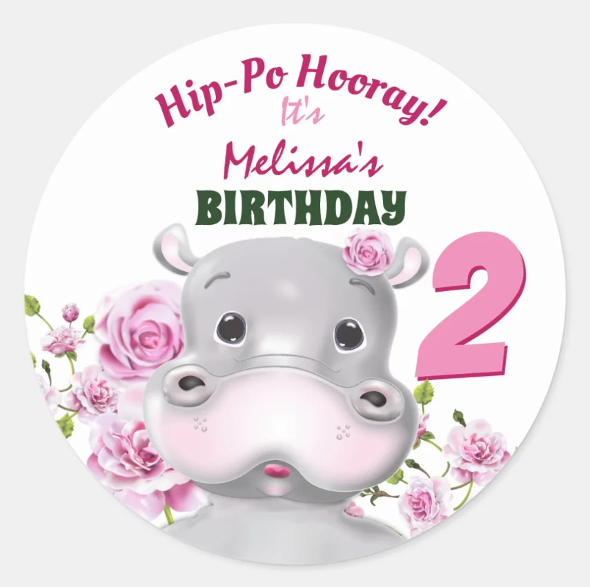 thumbnail image 1 of Animales de la jungla personalizados Texto personalizado Nombre personalizado Zoológico Cumpleaños Vida salvaje Zoológico Bebé Baño Fiesta Bautismo Etiqueta, 1 of 5