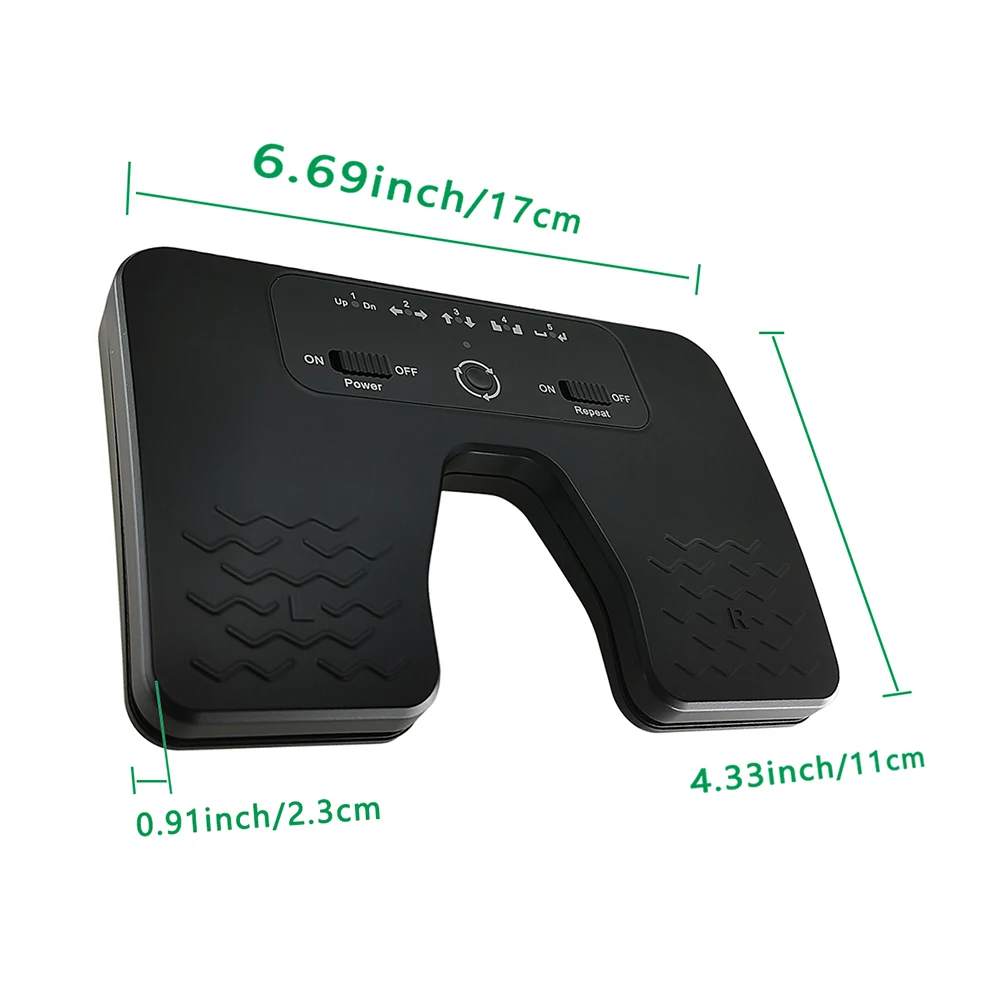 Yueyinpu Wireless Foot PageTurner Pedal Double Switch iOS Android Windows Tablets Smartphones Rechargeable music pedal