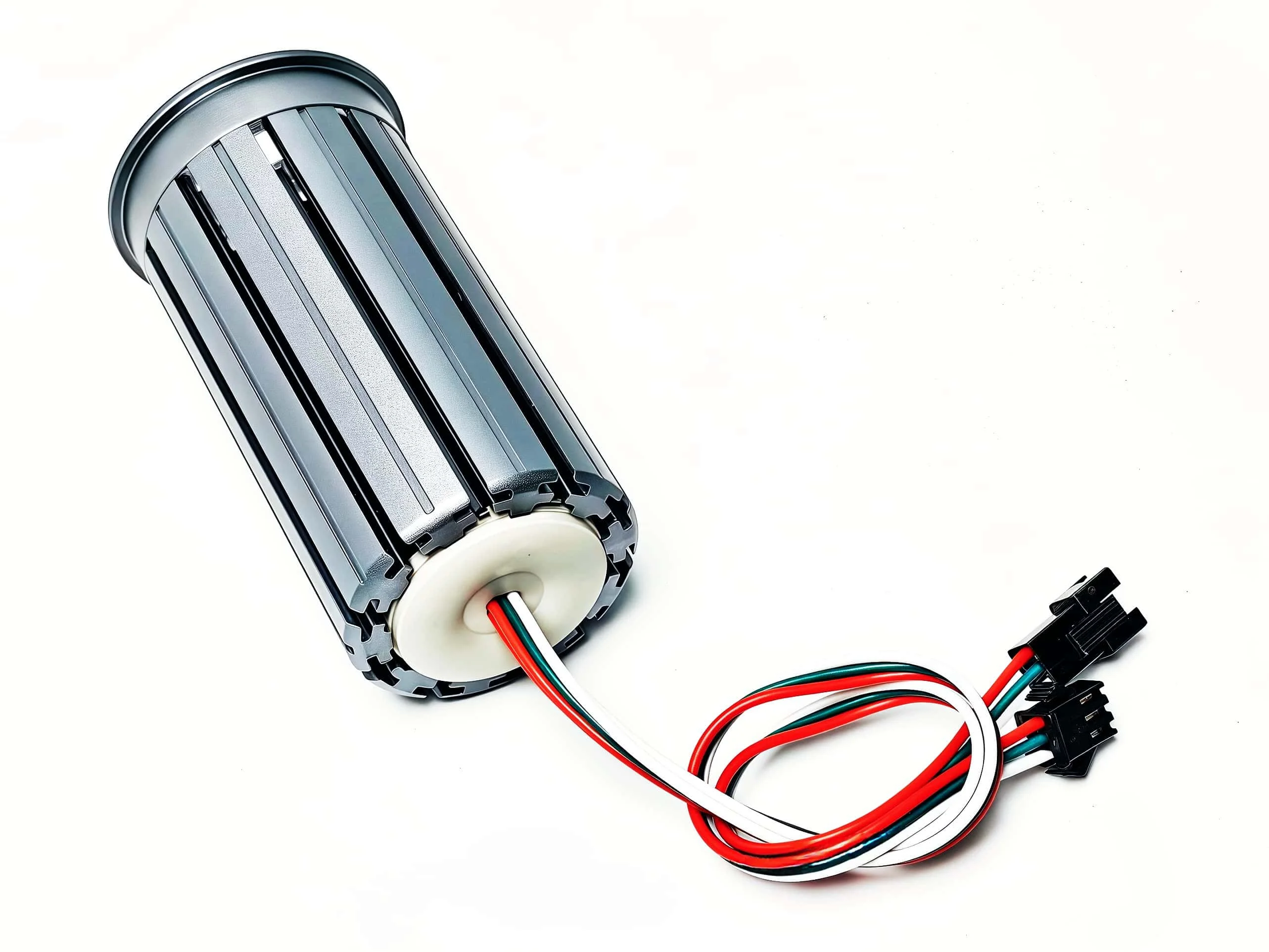 5개/팩 10W-25W DC24V WS2811-RGB/WS2814-RGBW IC 주소 지정 가능 LED 스마트 픽셀 스포트라이트 D50mm 실내 3핀 JST 입출력 15도