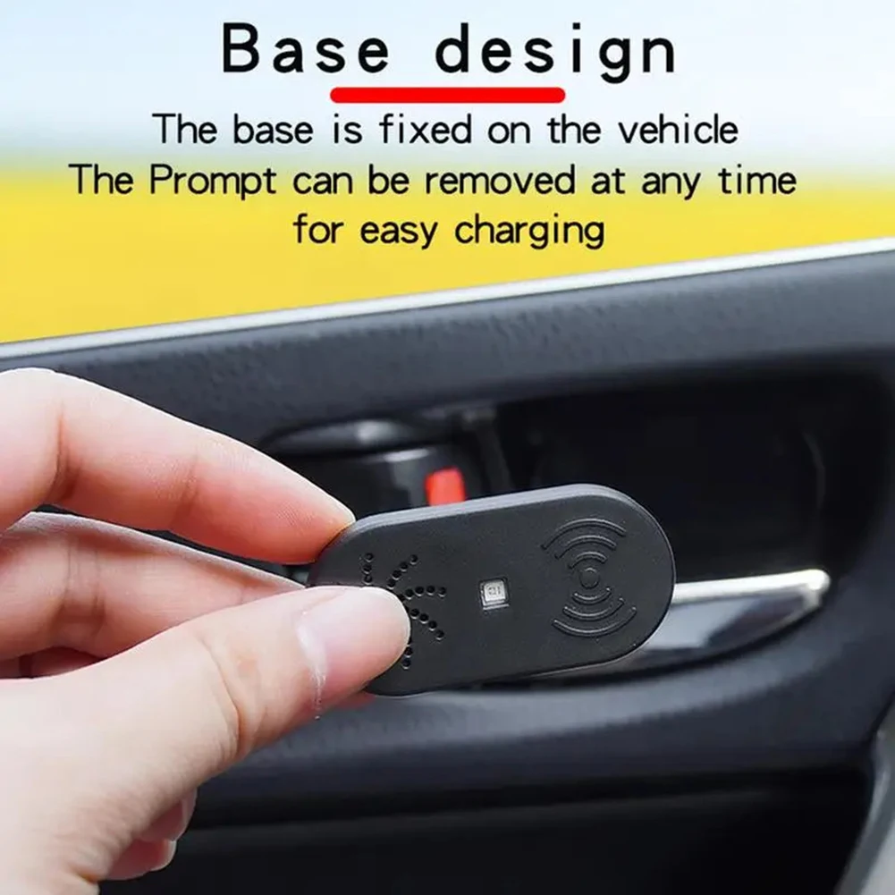 

1x Car Door Alarm Security Anti Lost Remind Vibration Alarm Sensor Detector 5.6*2.7*0.8cm Parking Assistance Universal Parts