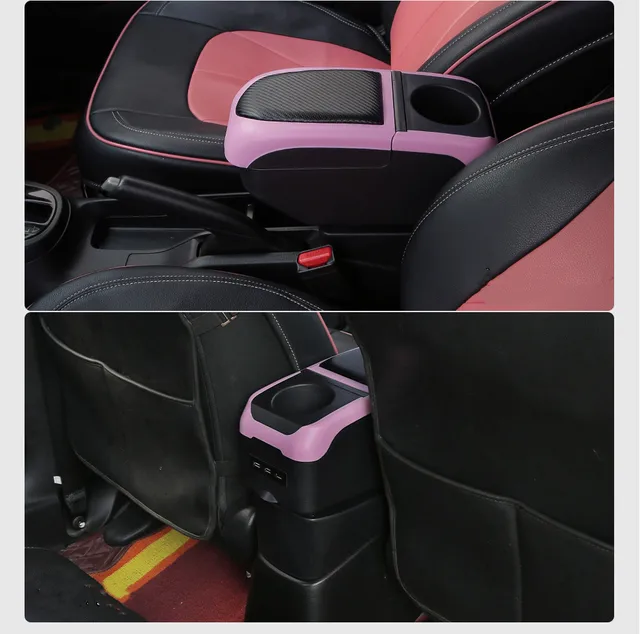 Für Ford Fiesta Armlehne Auto Aufbewahrung sbox für Ford Fiesta 3 Auto Armlehne  Box 2013-2017 Nachrüstung USB-Aufladung Autozubehör - AliExpress