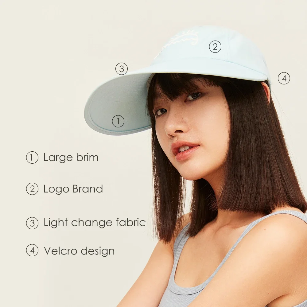 OhSunny New Women Baseball Cap Professional Anti-UV UPF50+ Adjustable Hip Hop for Outdoor Wide Visor Golf Sun Sport Hat