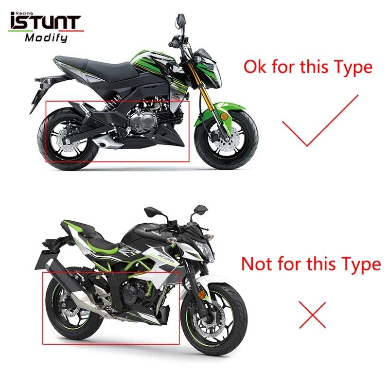 Motorcycle Full System Exhaust Escape Modify Stainless Steel Front Link Pipe For KAWASAKI Z125 Until 2018 Z125 Pro Until 2022 - Image 2