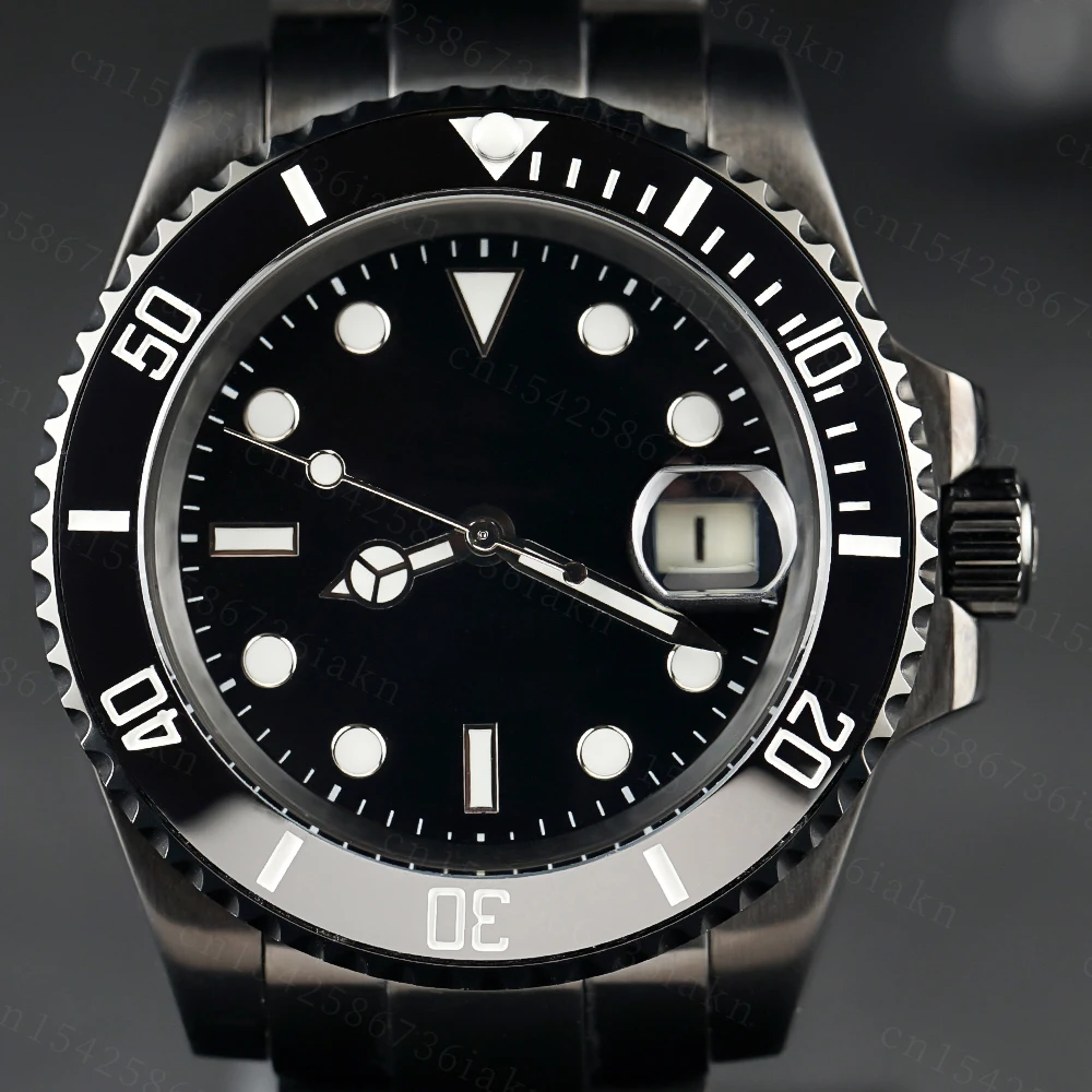 2022 Fashion New 40mm Men's Leisure Sports Sapphire Mirror Stainless Steel Material Waterproof Automatic Mechanical Watch