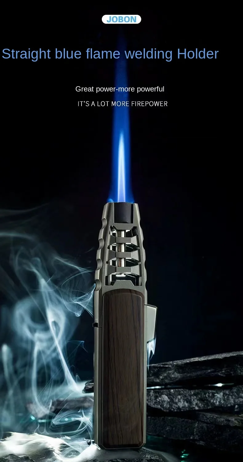 Description Picture 2 of itemNew JOBON Windproof Pen Airbrush Jet Butane Tube Lighter Metal Gas Kitchen Outdoor BBQ Cigar Lighter