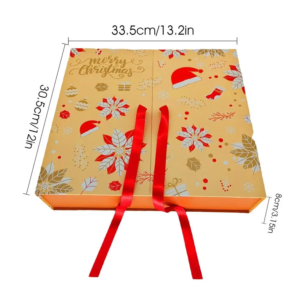 Christmas Countdown Box 24 Grids Adults Made Your Own Advent Calendar Empty Advent Cardboard Boxes