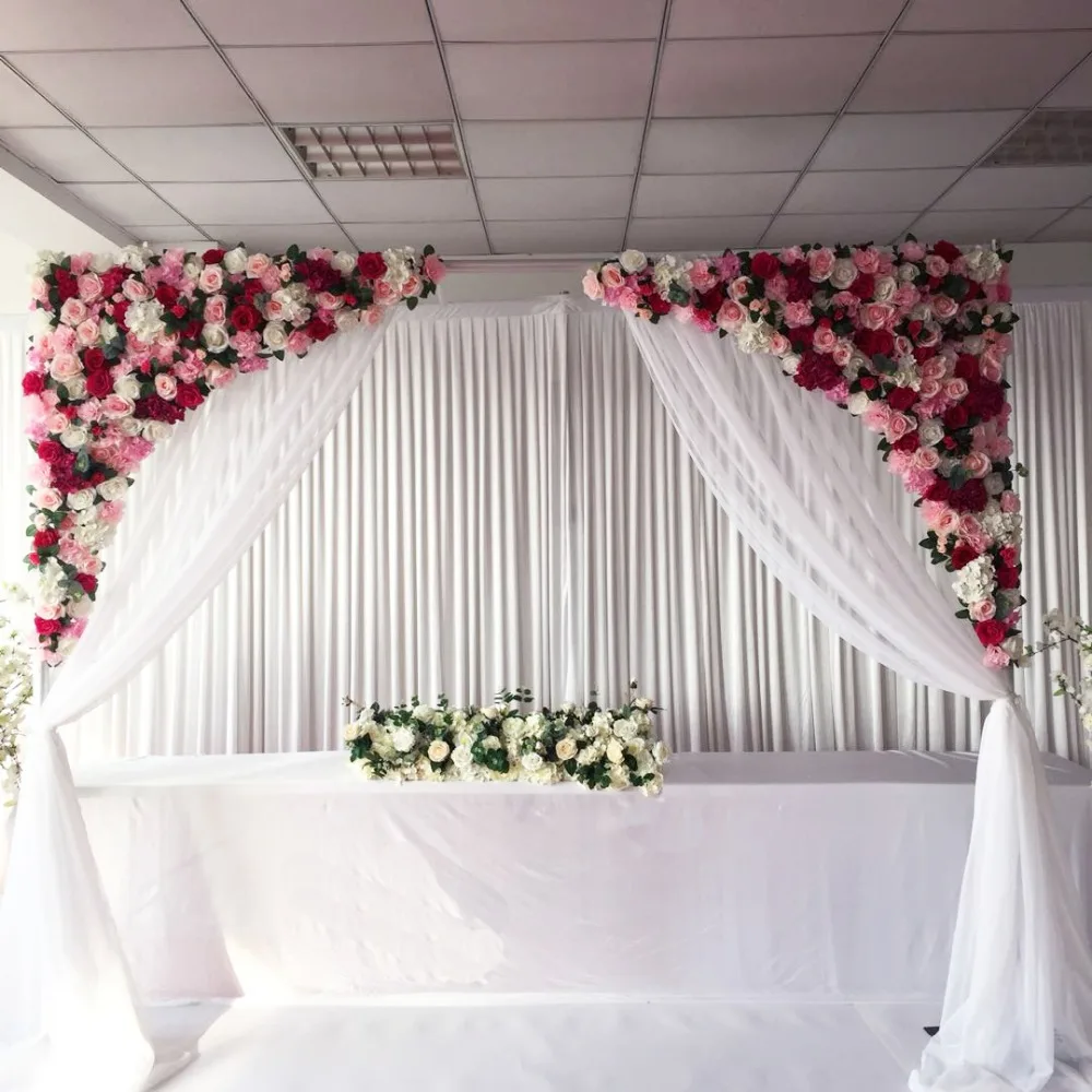 

New Design Hot sale 2 pcs / lot 1.2M x1.2M Fantastic flower backdrop flower wall wedding Event Party Decoration