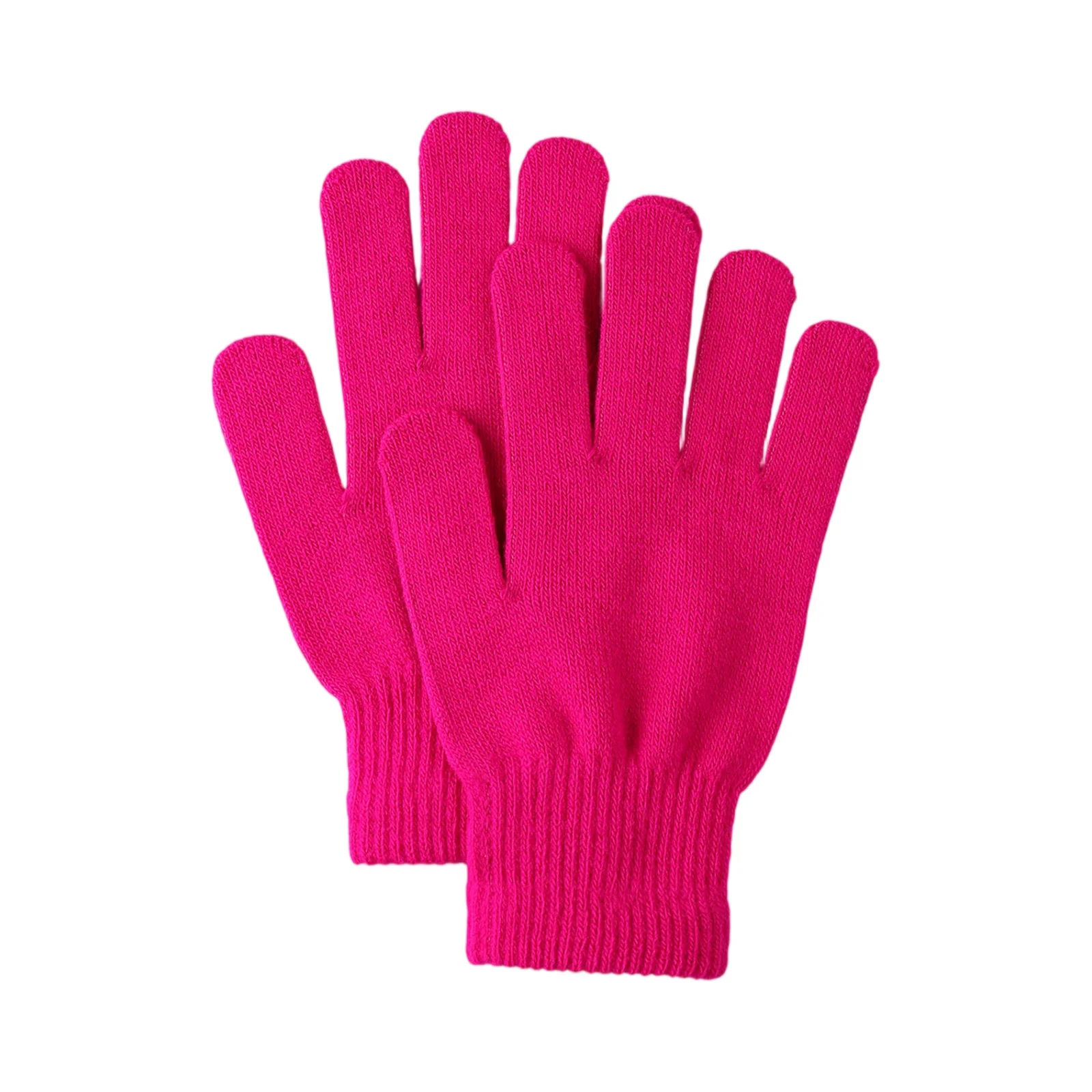 Unisex Herbst und Winter Outdoor warme rutschfeste Fahrradhandschuhe einfarbige Basic kältebeständige Strickhandschuhe – Detail 6